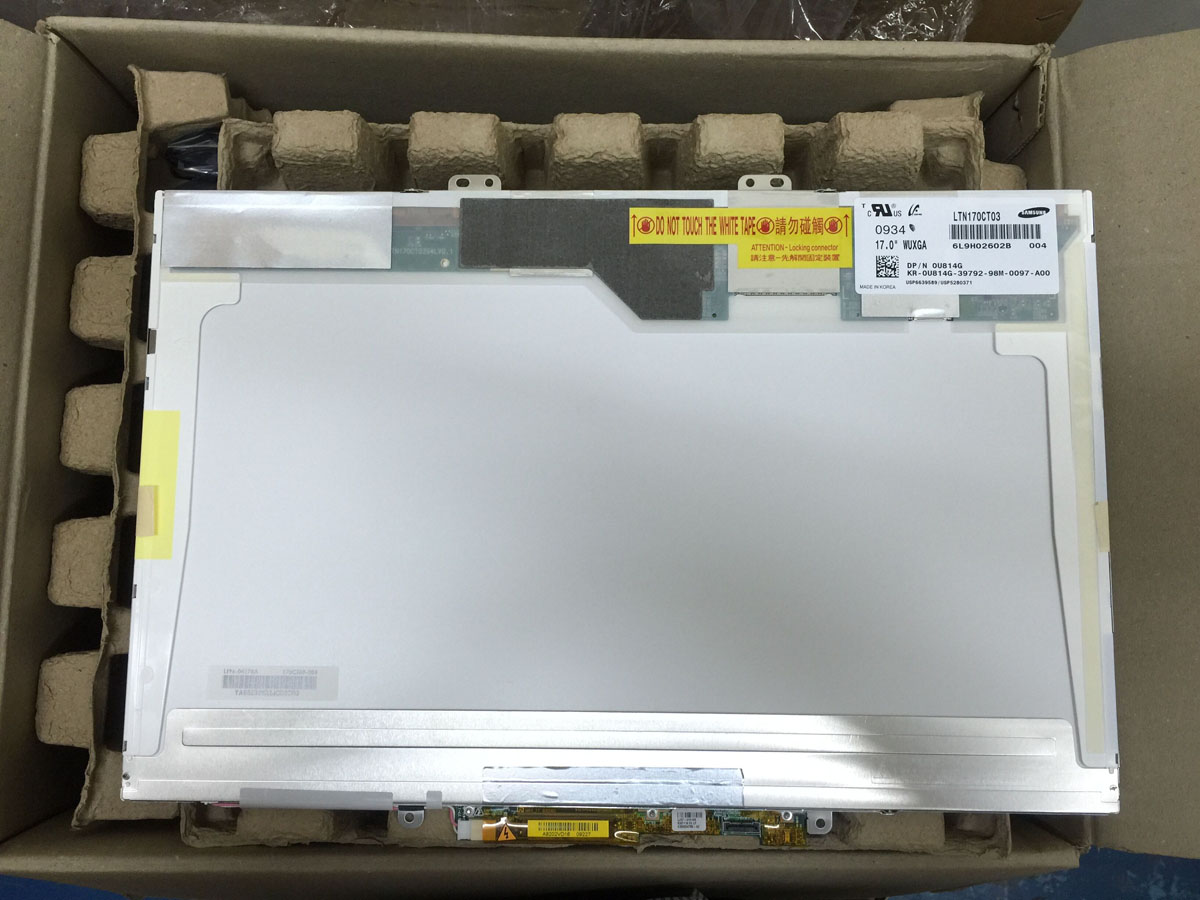 LTN170CT03 WUXGA 17.0 CCFL Samsung notebook screen LCD, gradeA+
